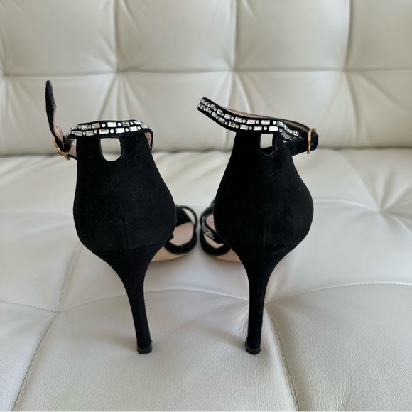 Stuart Weitzman Sabrine 100 embellished suede sandals ( Size 6.5) - Picture 6 of 10